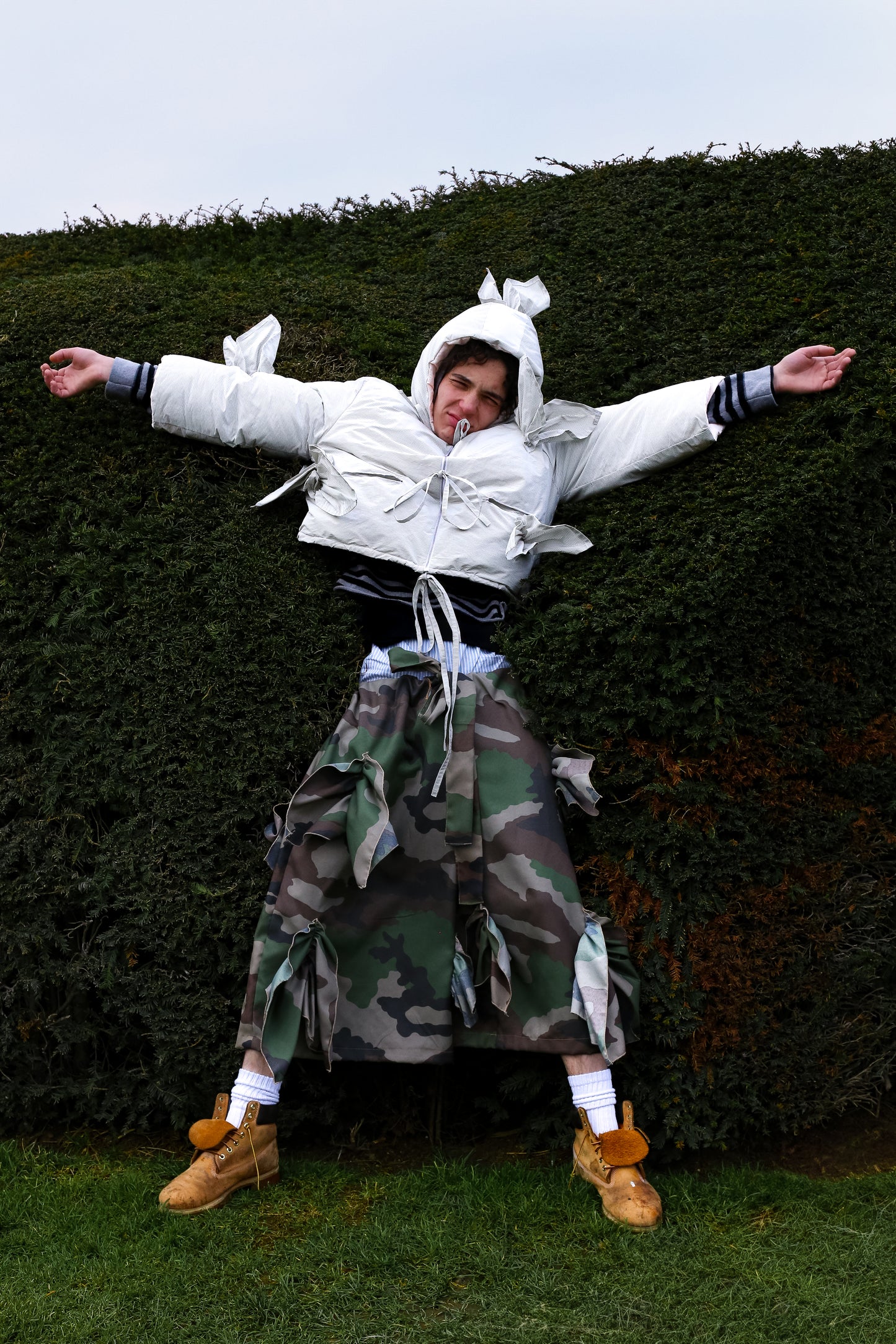 1. Ruffles jorts - camo