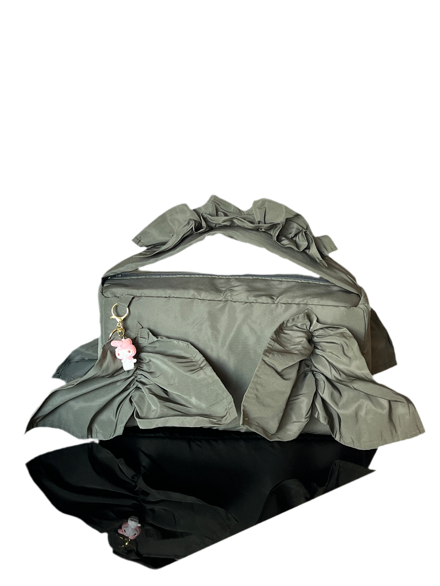 Baby Ruffles bag - argile