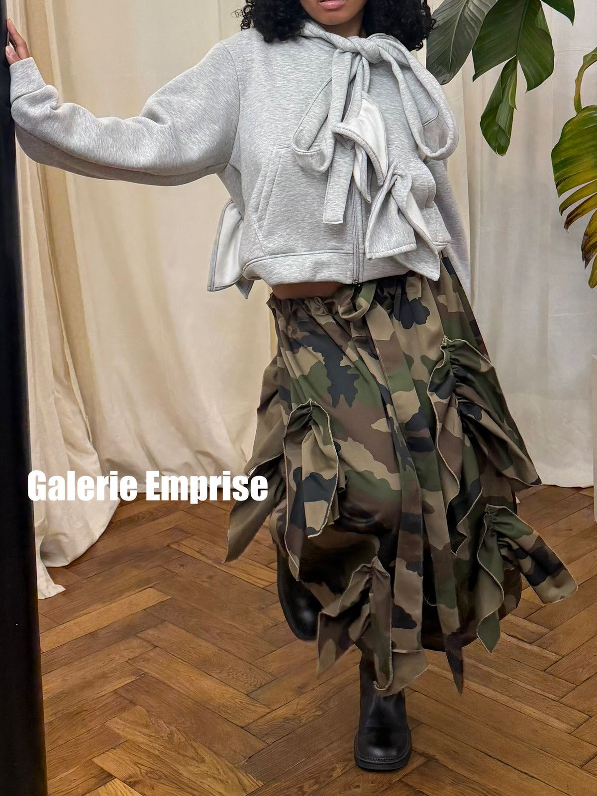 1. Ruffles jorts - camo