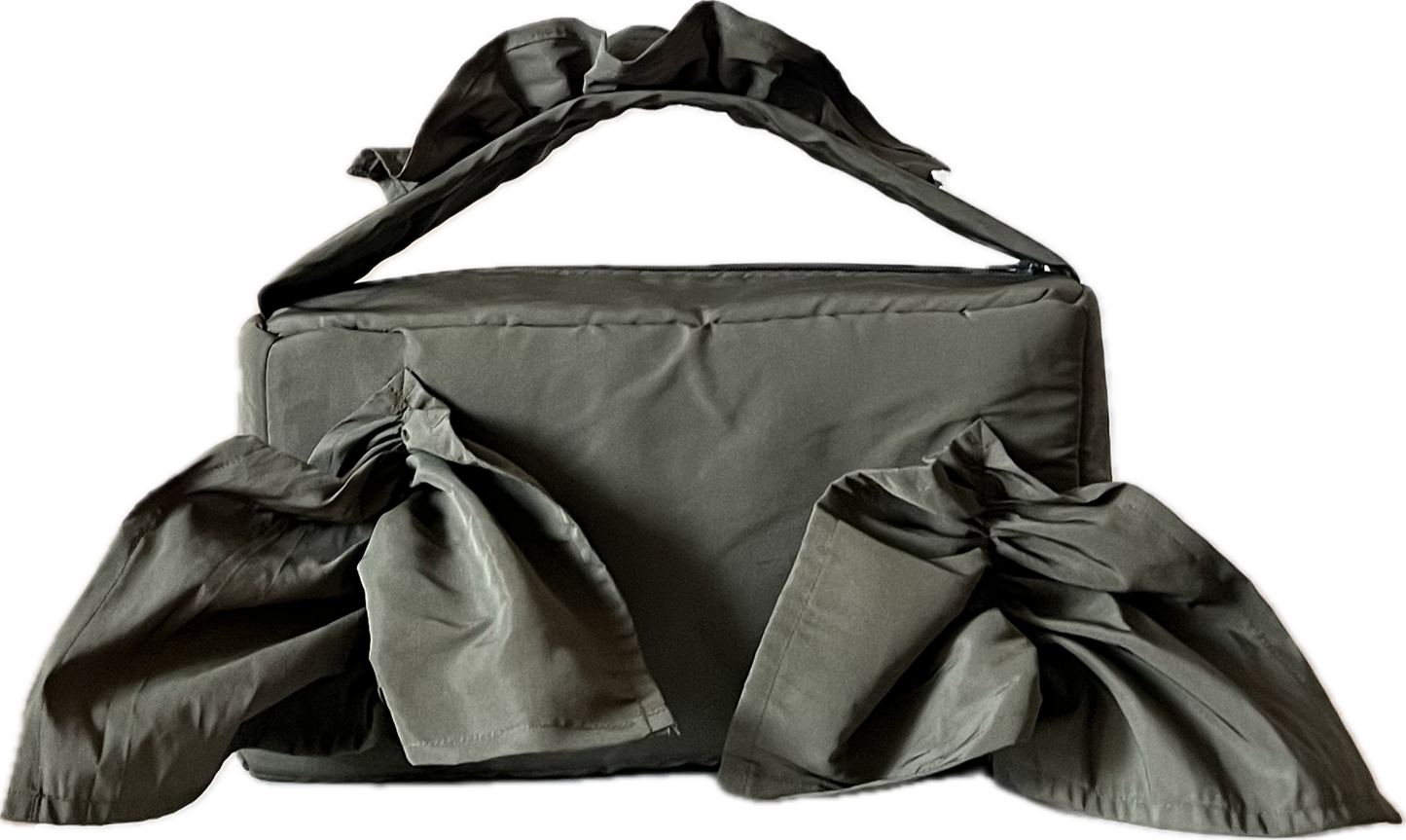 Baby Ruffles bag - argile