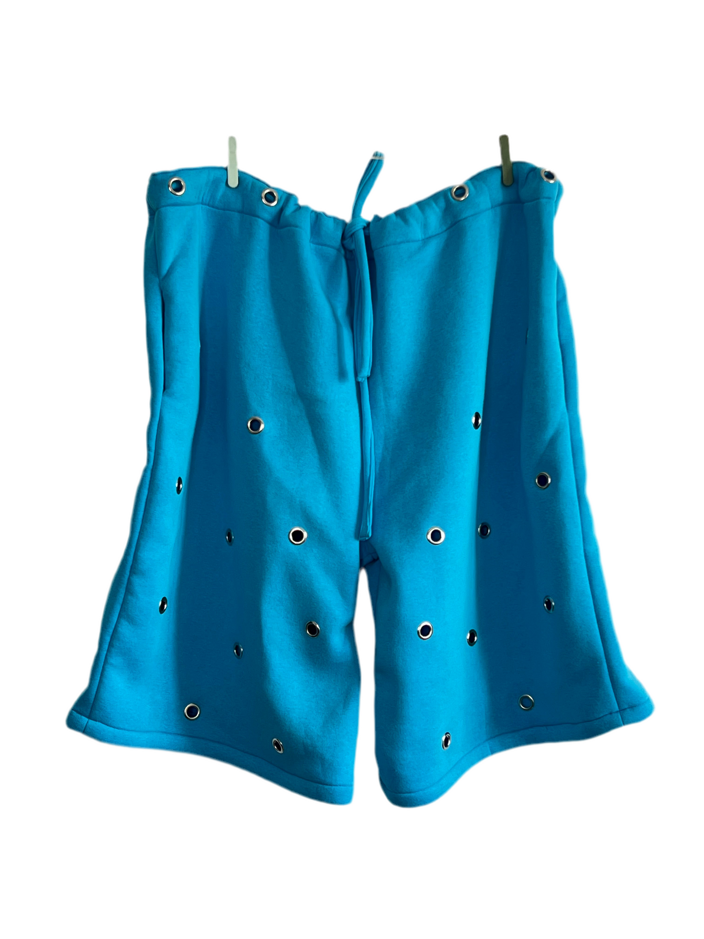 2.Sweat eyelets jorts - grey