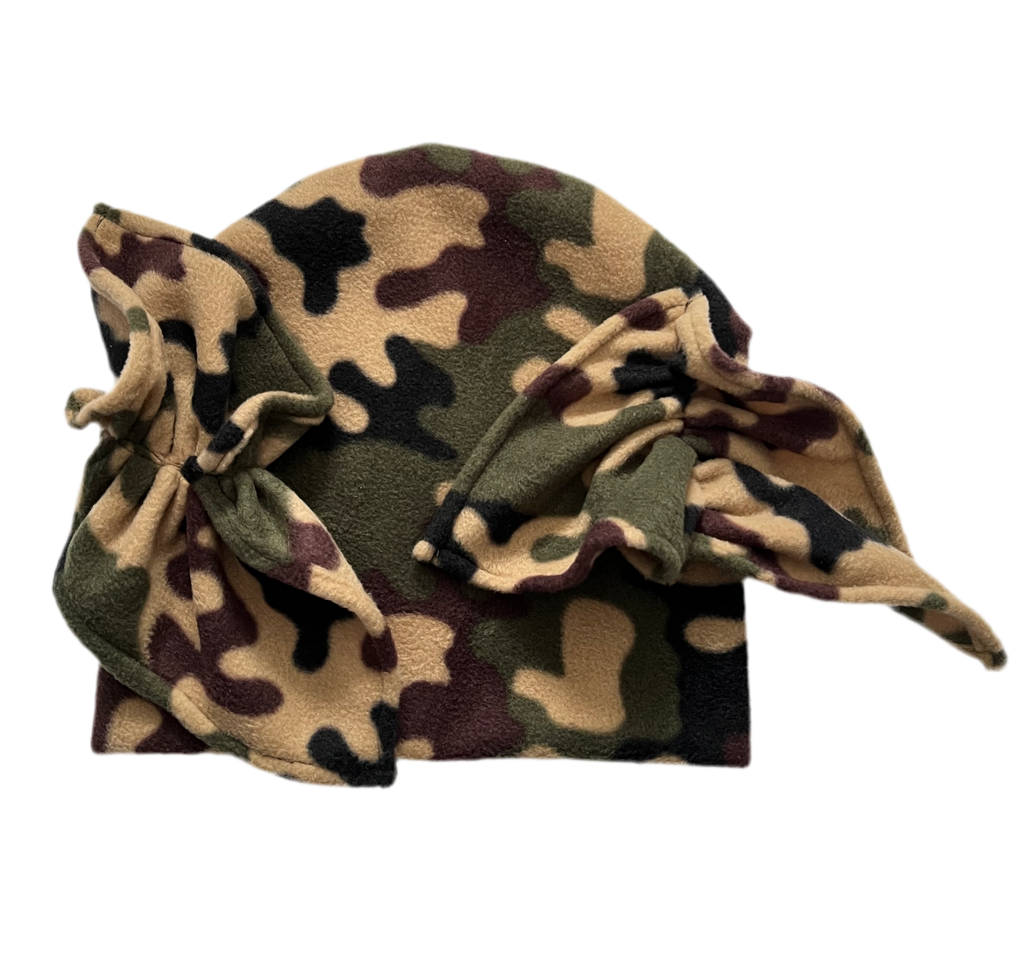 beanie Ruffles - Camo