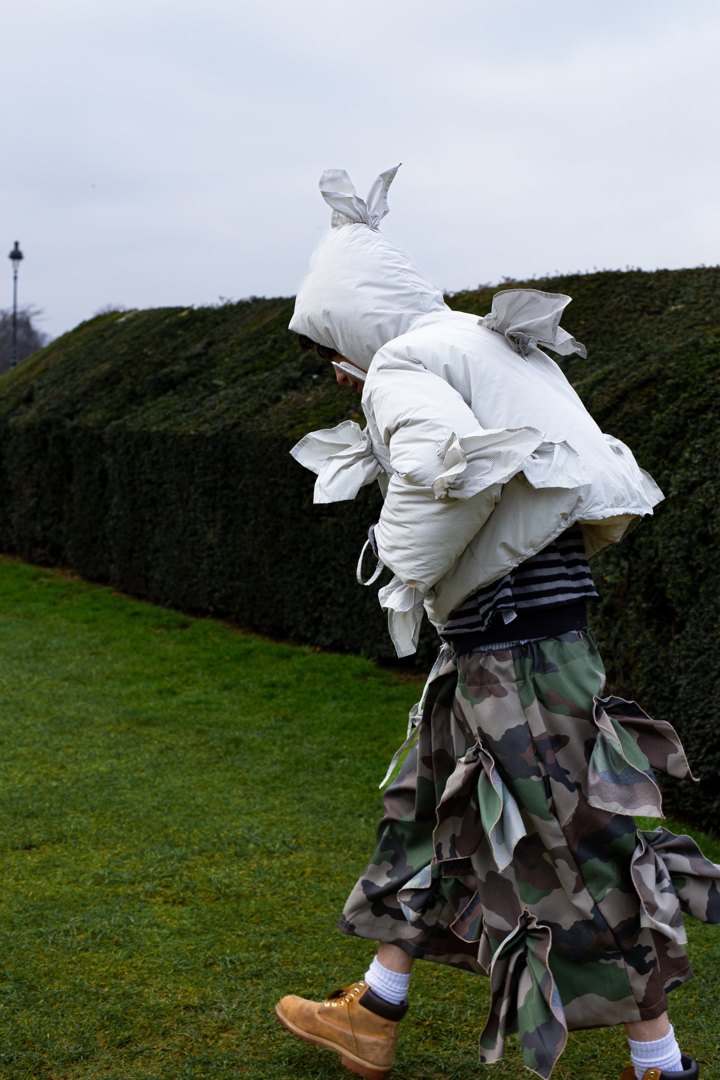 3. Ruffles Puffer - rayures fines