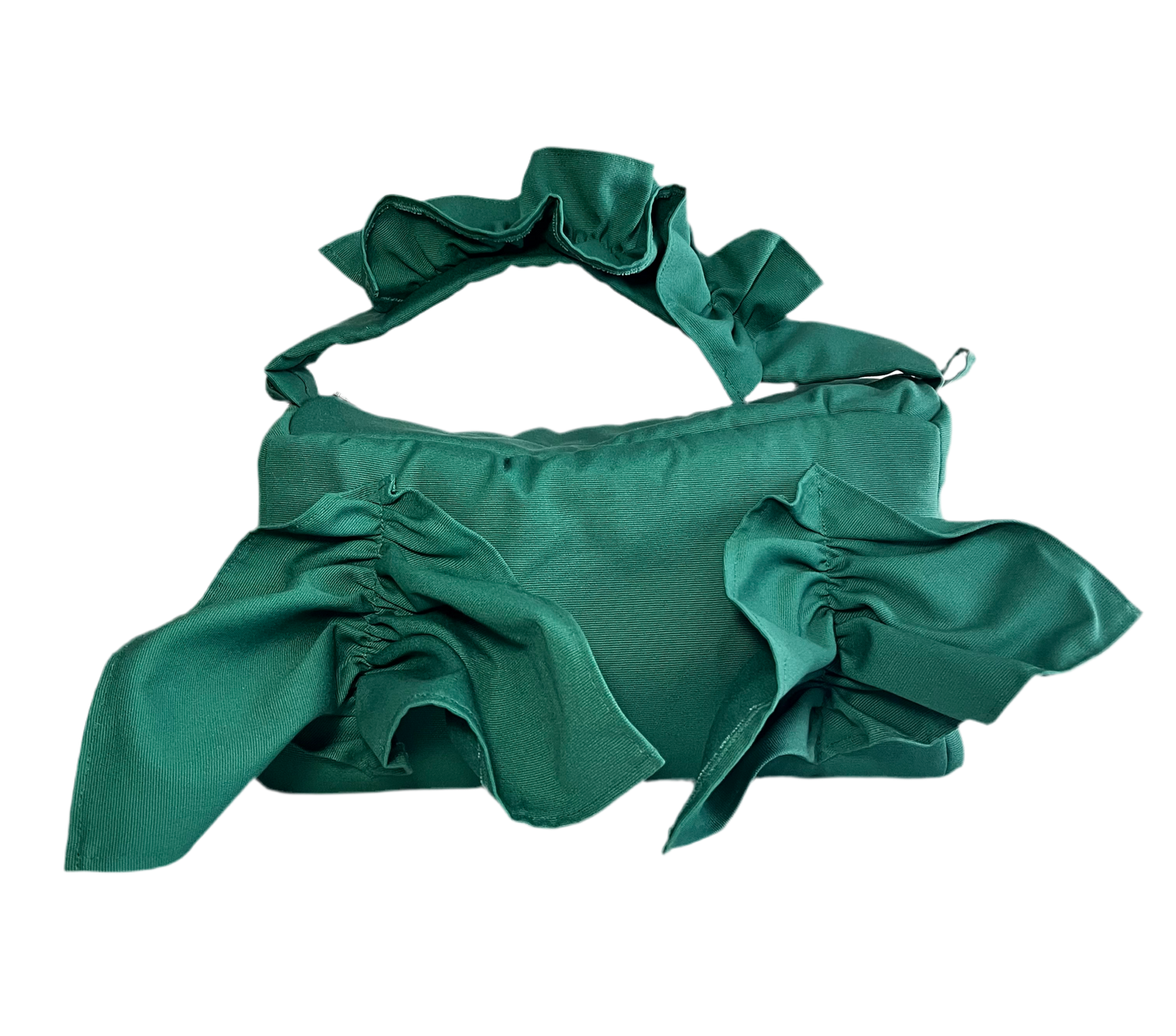Baby Ruffles bag -green