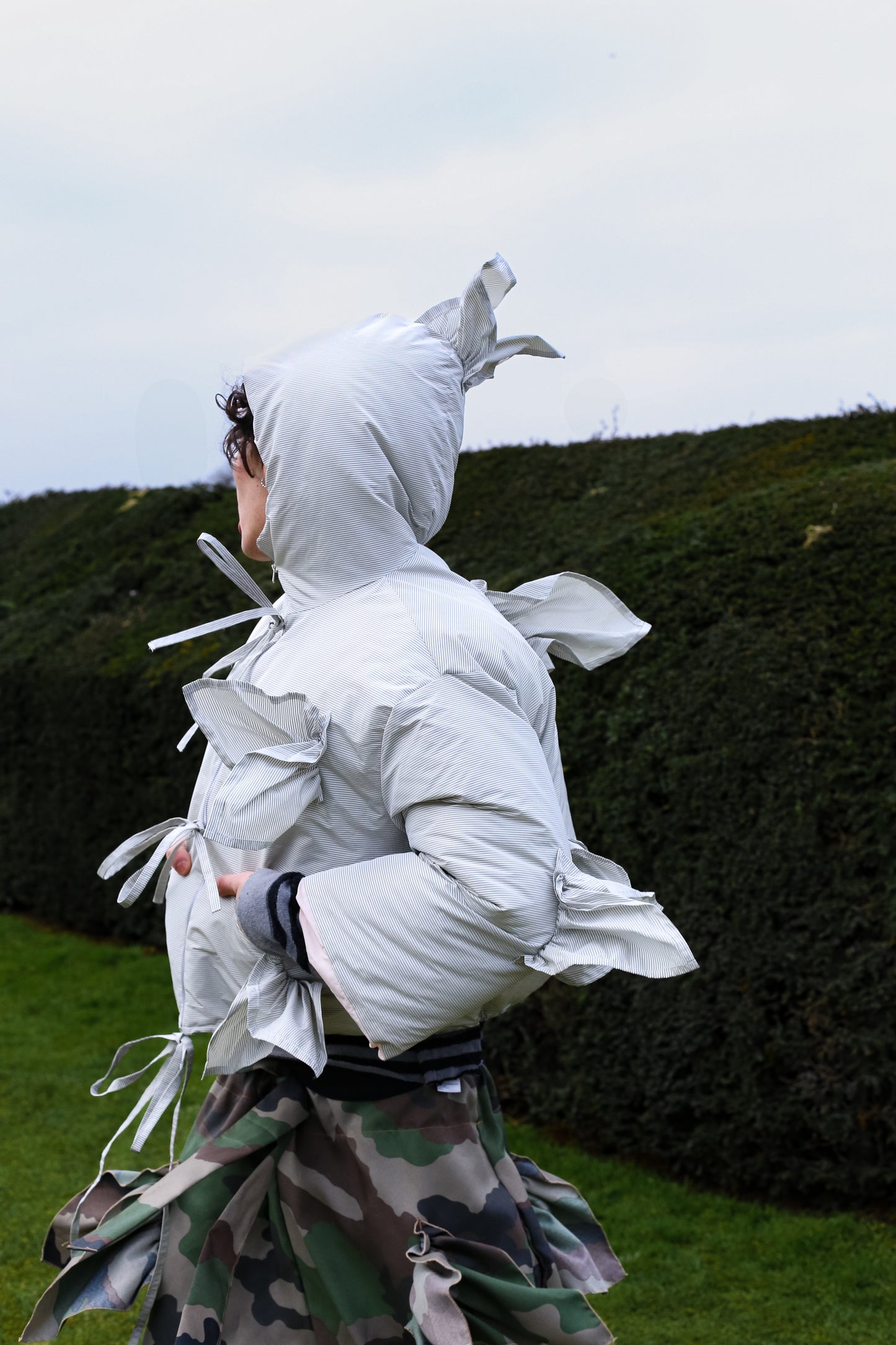 3. Ruffles Puffer - rayures fines