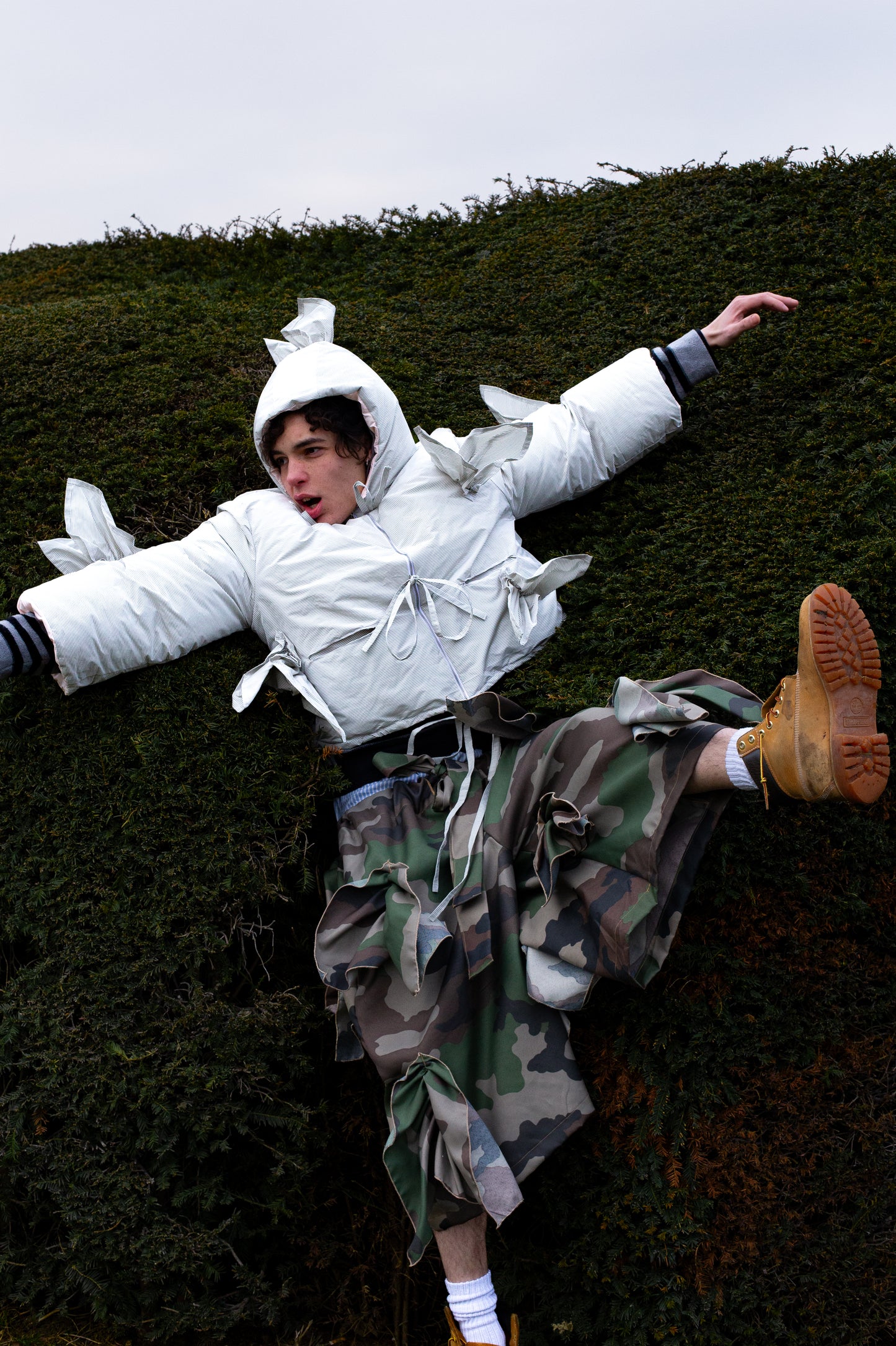 3. Ruffles Puffer - rayures fines