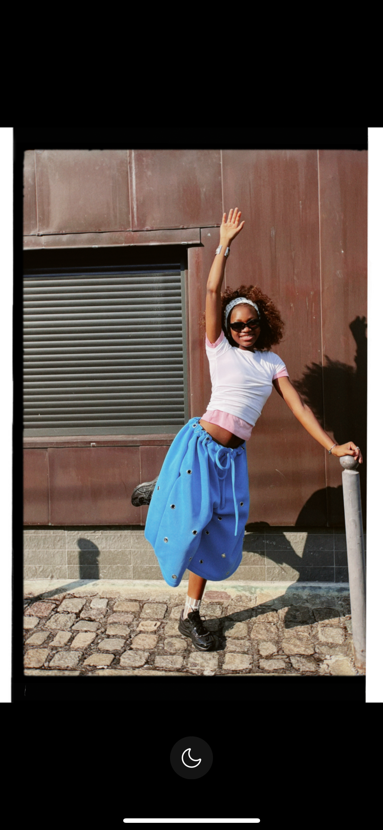 2.Sweat eyelets jorts - grey