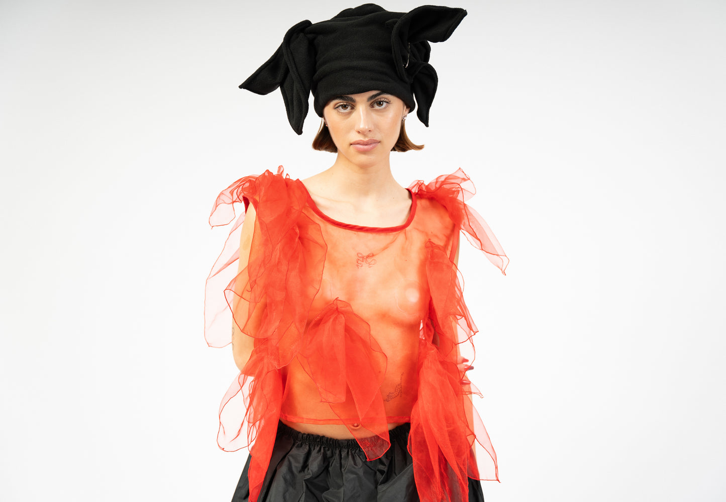 La Blouse Ruffles - Rouge