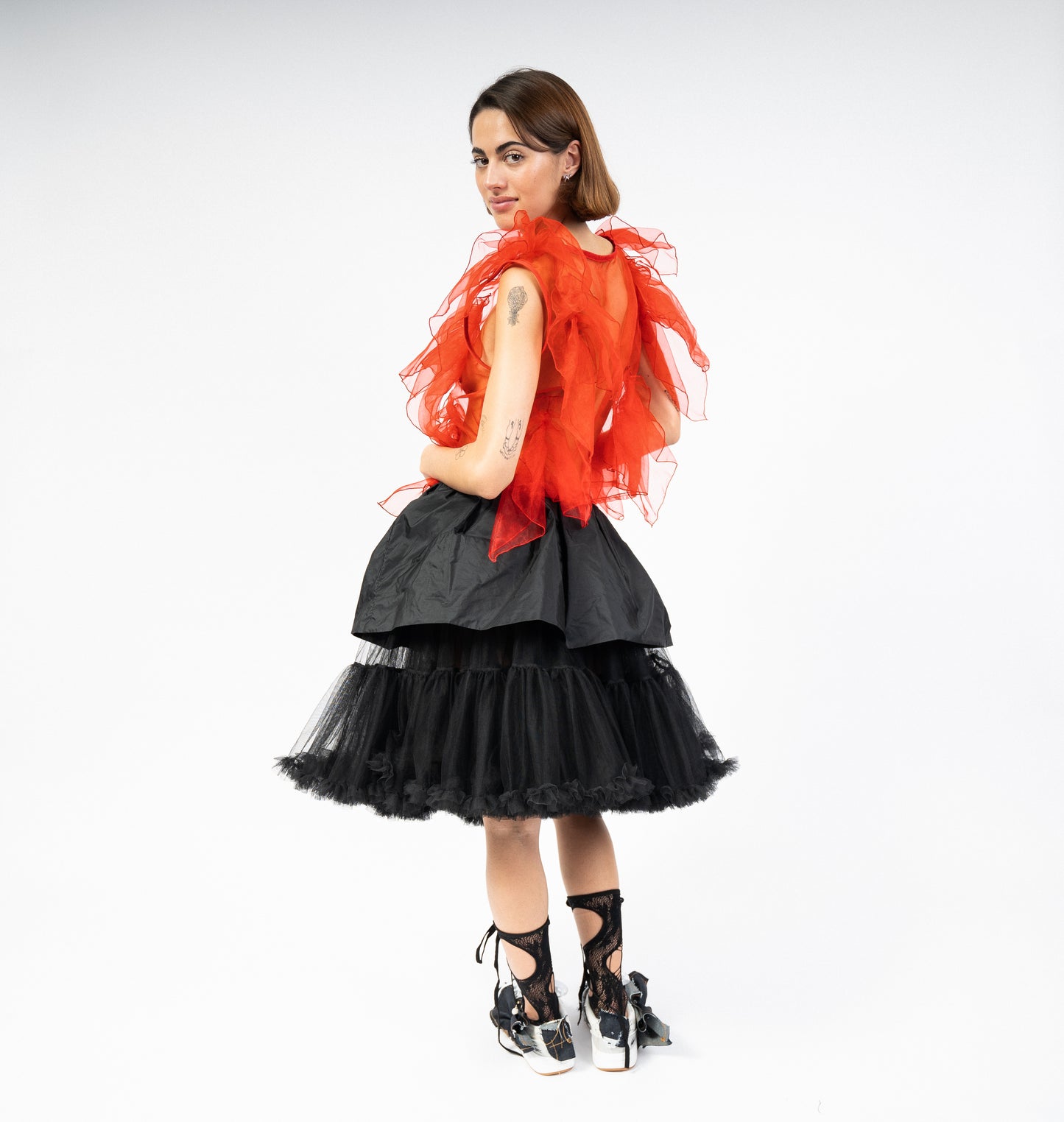 La Blouse Ruffles - Rouge