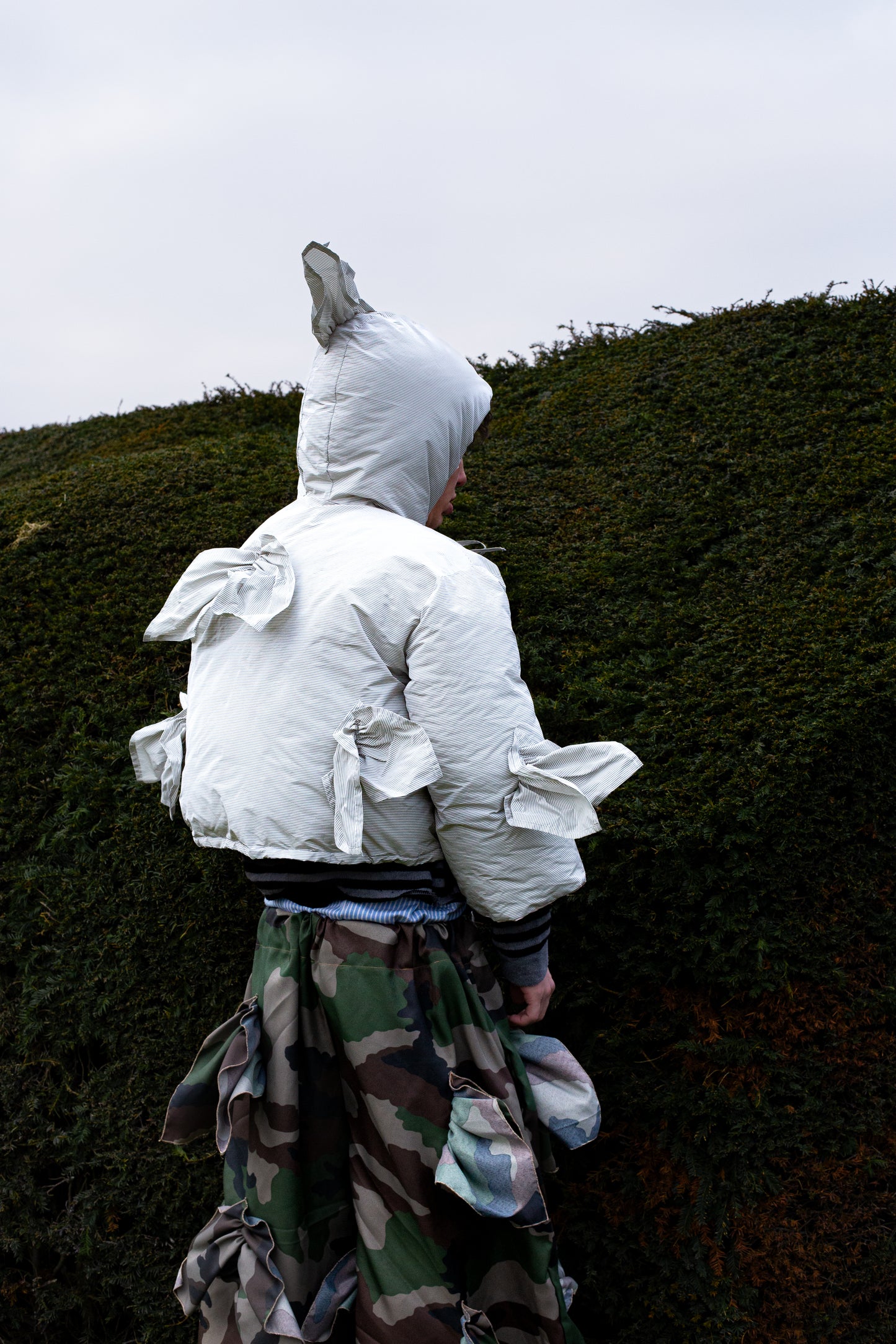 3. Ruffles Puffer - rayures fines