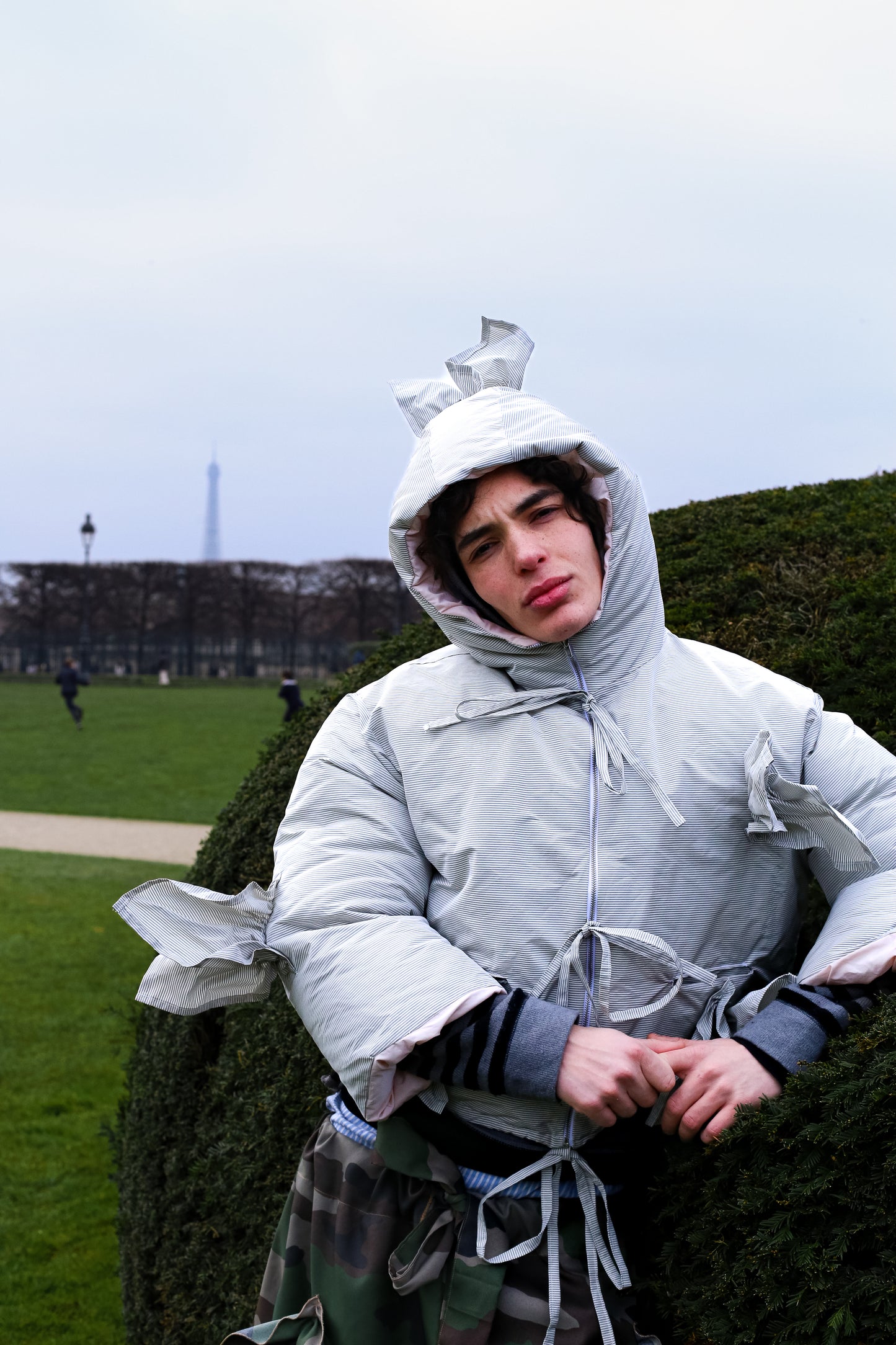 3. Ruffles Puffer - rayures fines