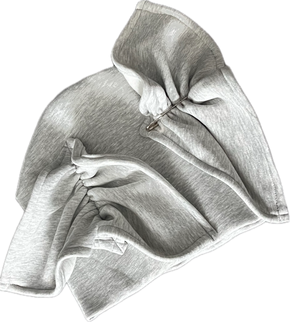 beanie Ruffles - Grey