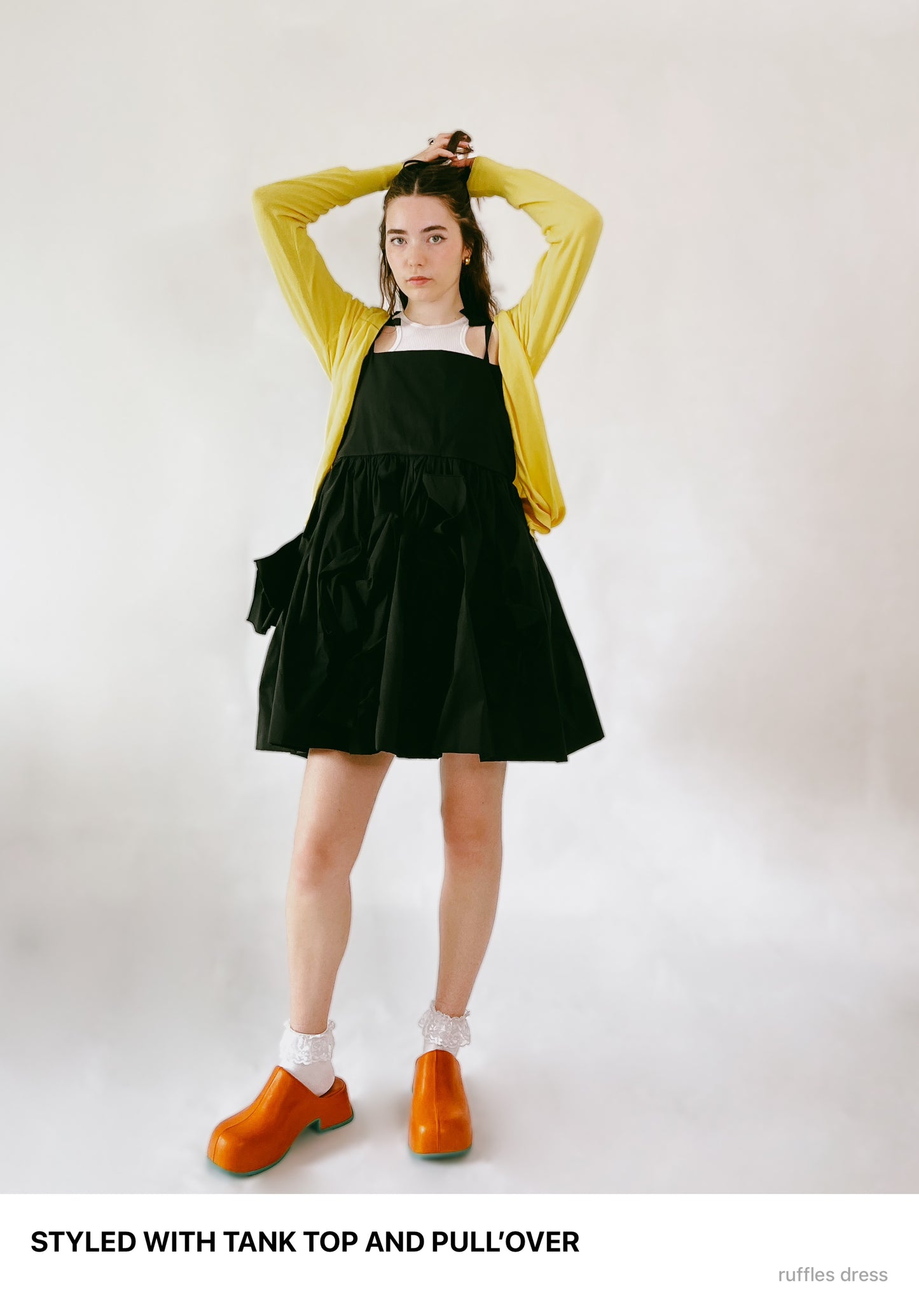 LA ROBE RUFFLES Noir