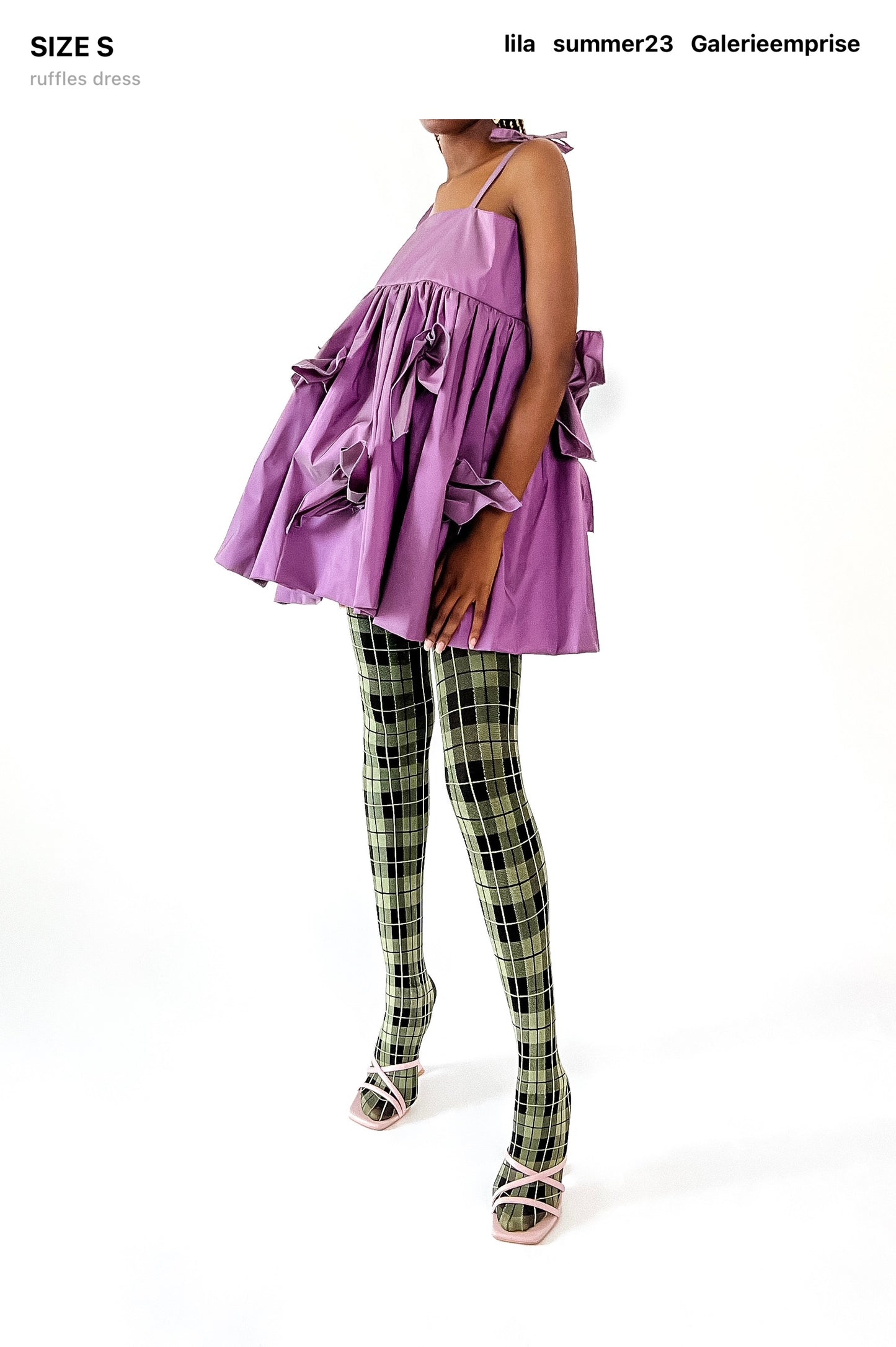LA ROBE RUFFLES lila