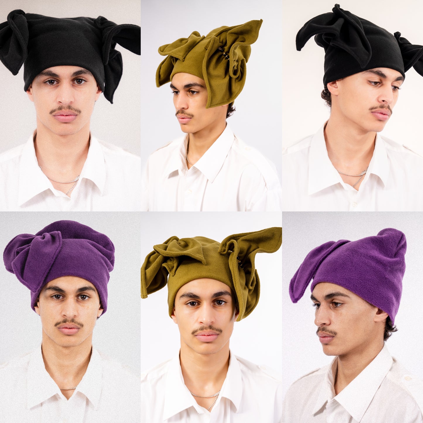 beanie Ruffles - Noir