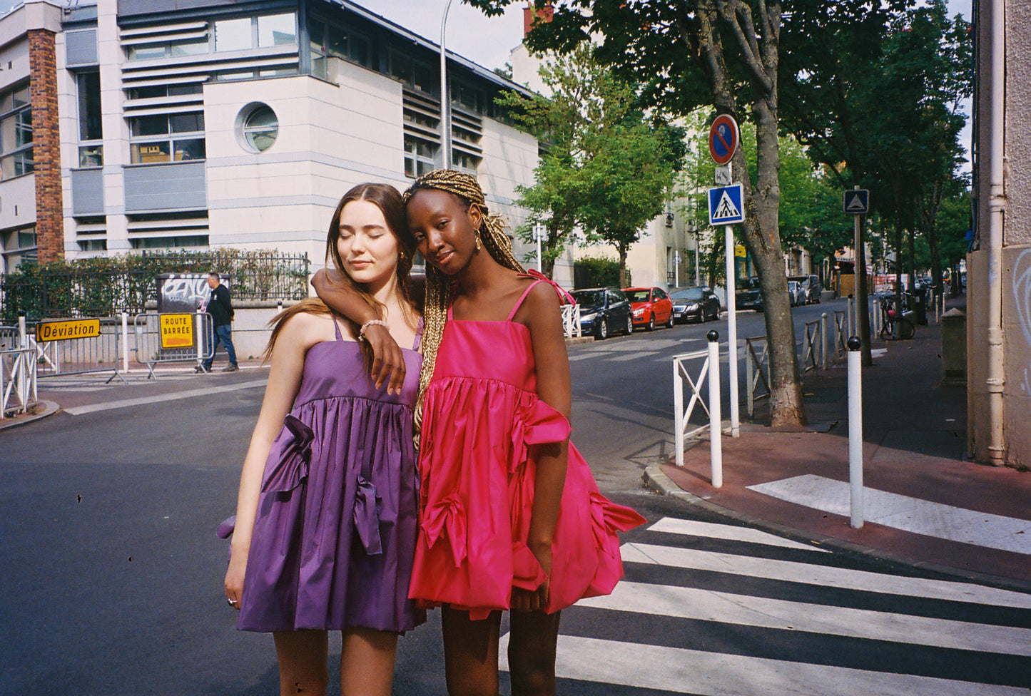 LA ROBE RUFFLES lila