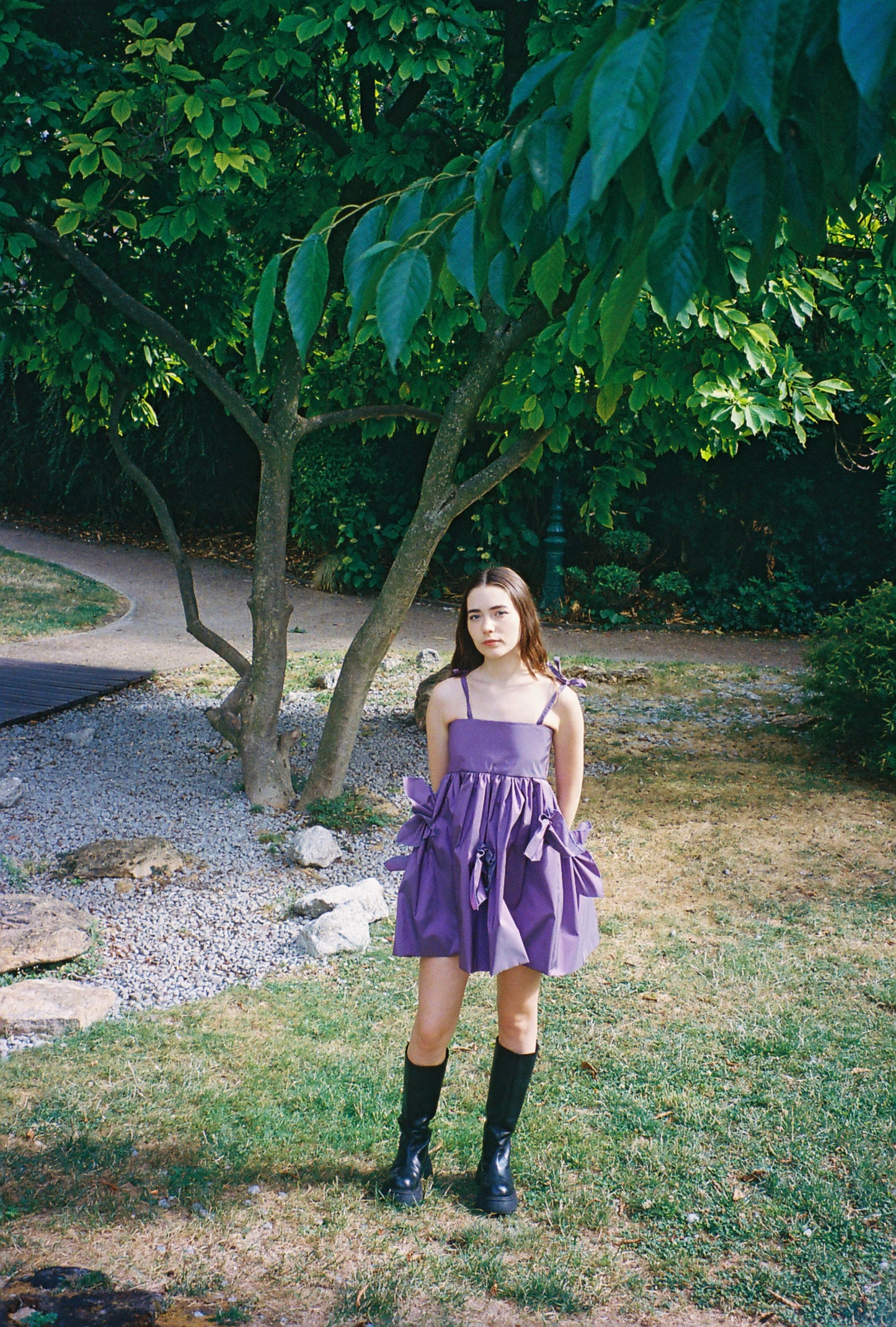 LA ROBE RUFFLES lila