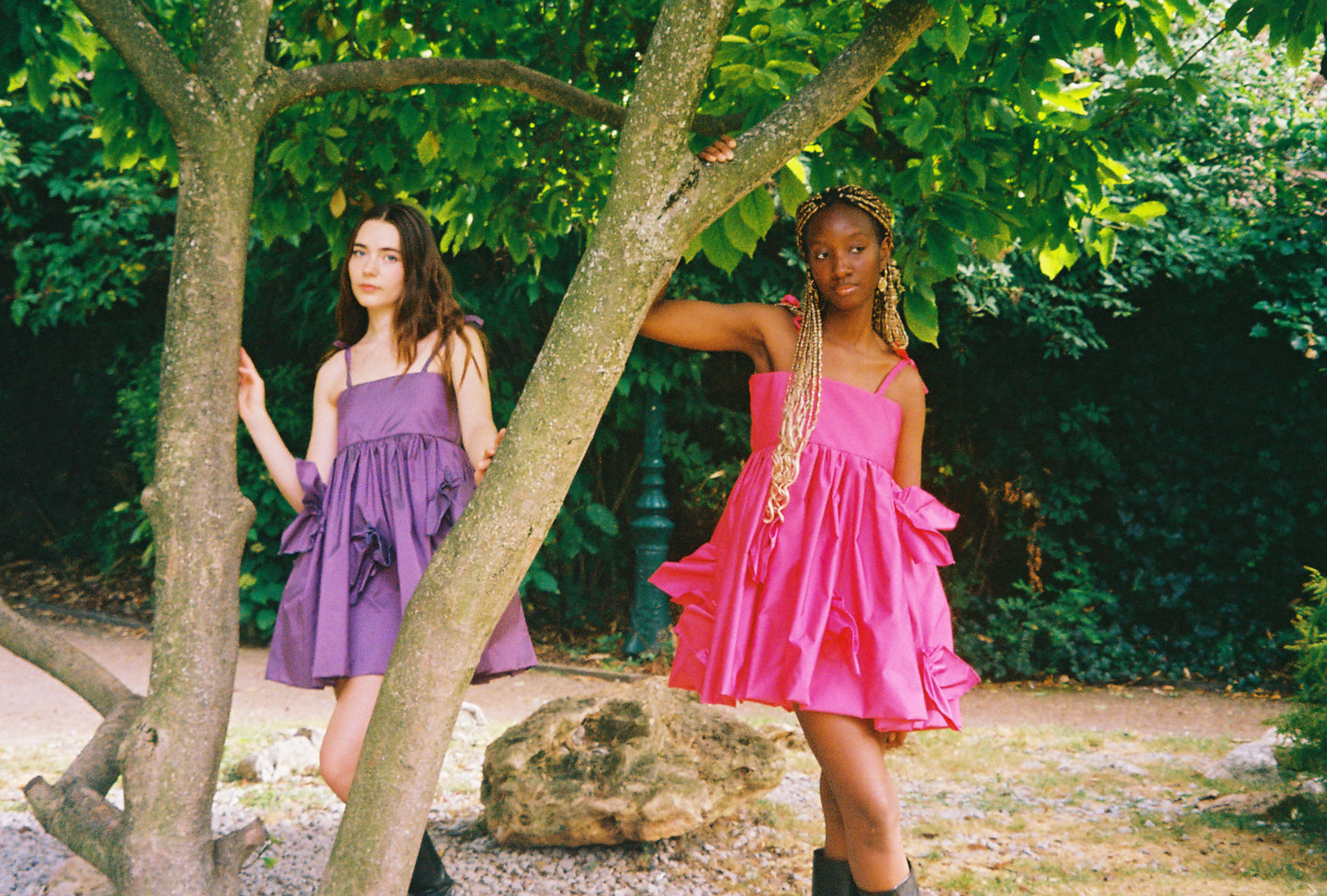 LA ROBE RUFFLES lila