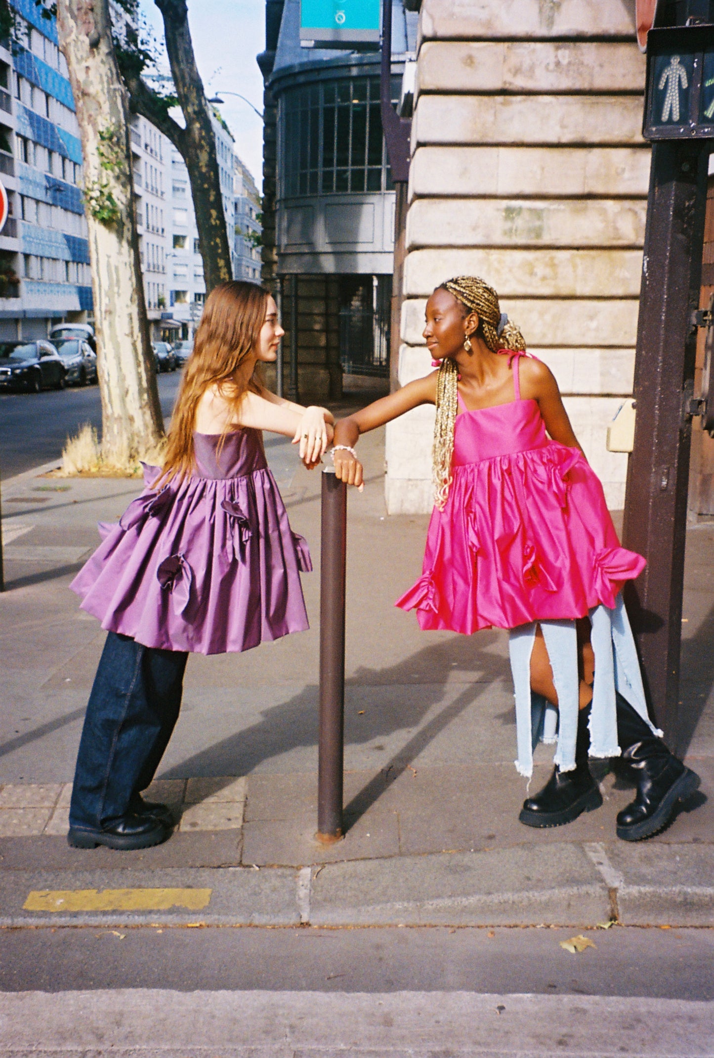 LA ROBE RUFFLES lila