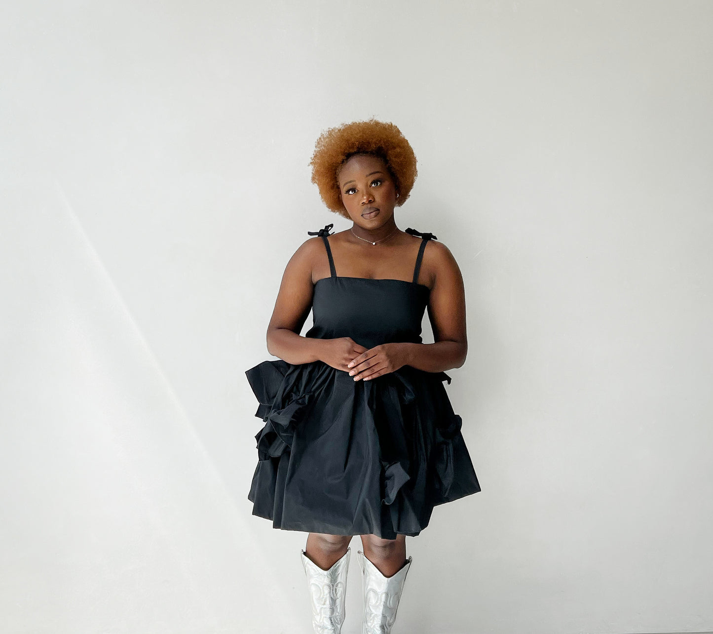 LA ROBE RUFFLES Noir