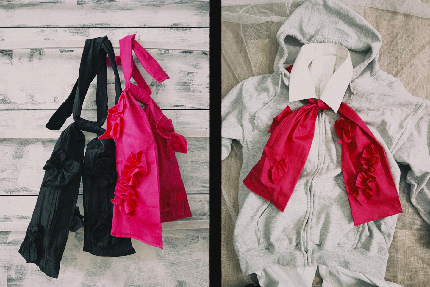 NECKTIE HAIRTIE BAGTIE & MORE - ROSE Fushia