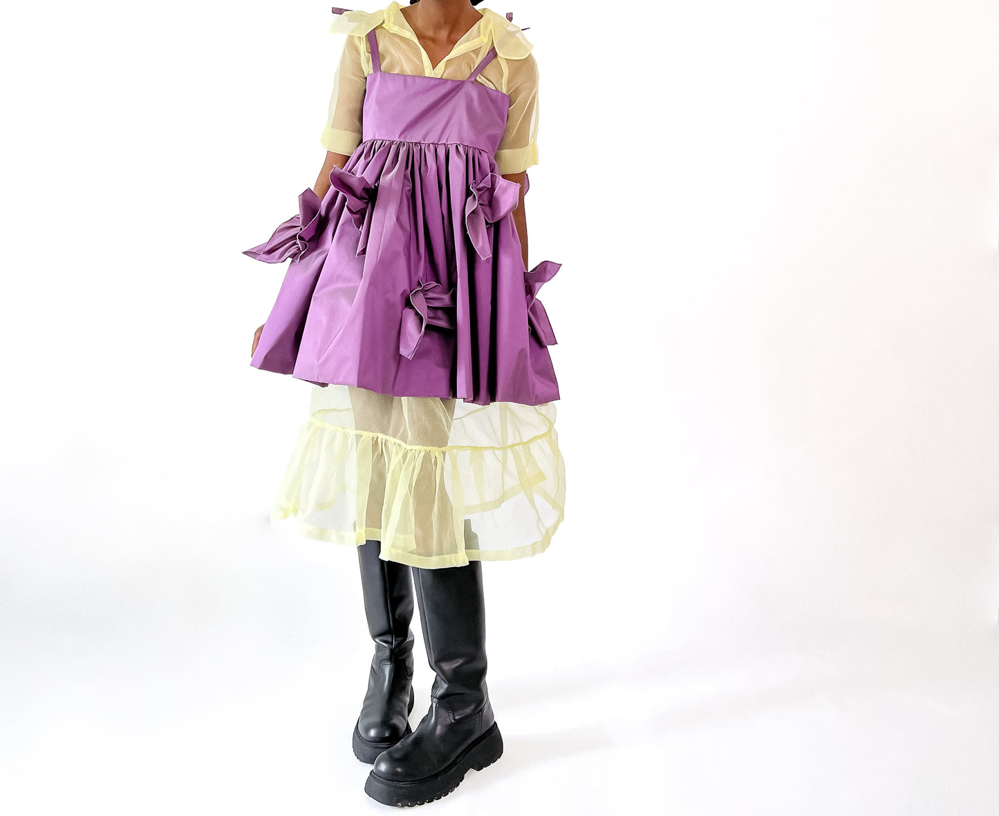 LA ROBE RUFFLES lila