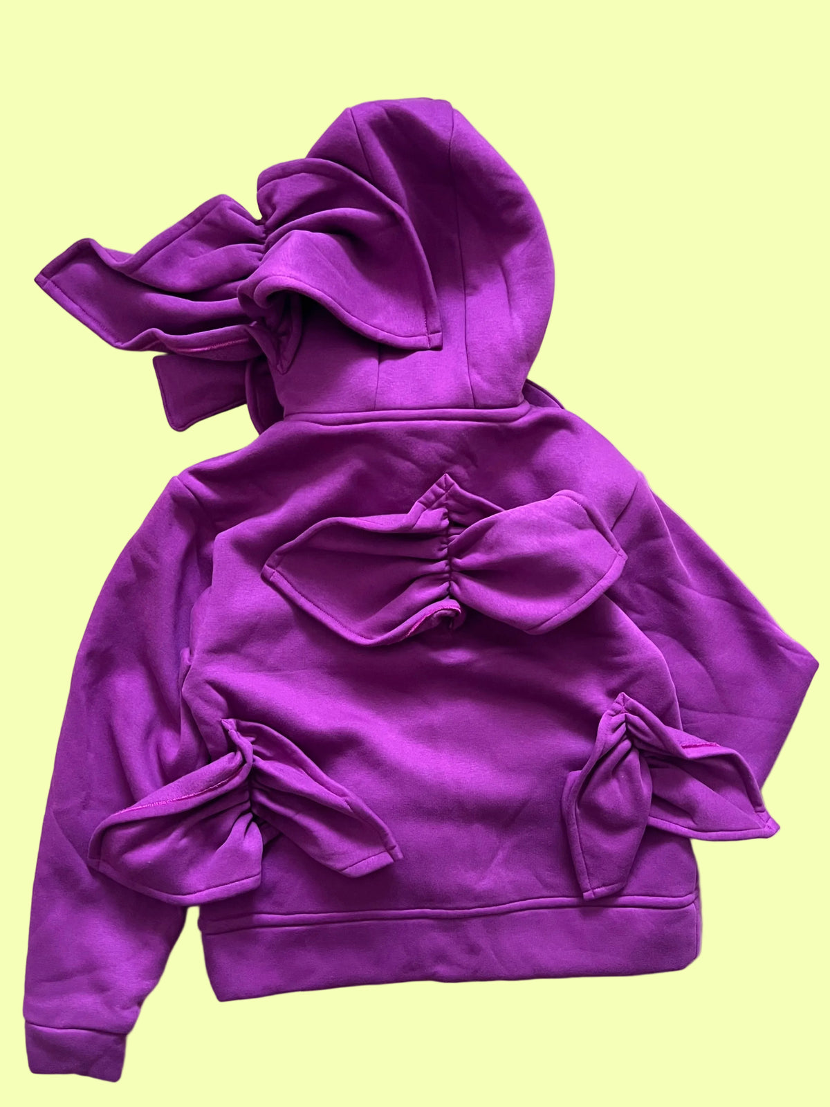 8.Hoodie bow - purple