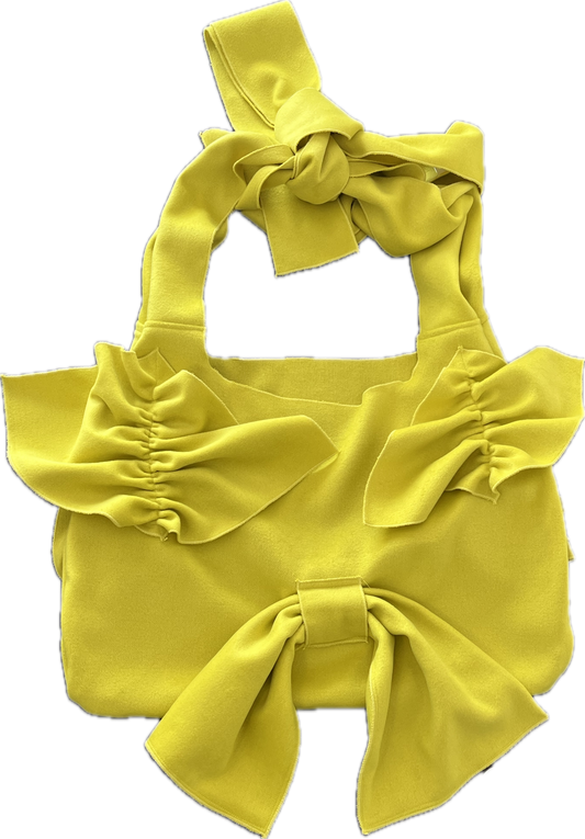 The ruffles Tsuno bag - jaune citron pop