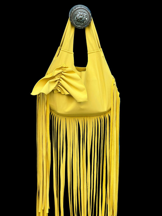 Bag-The fringed Tsuno - jaune