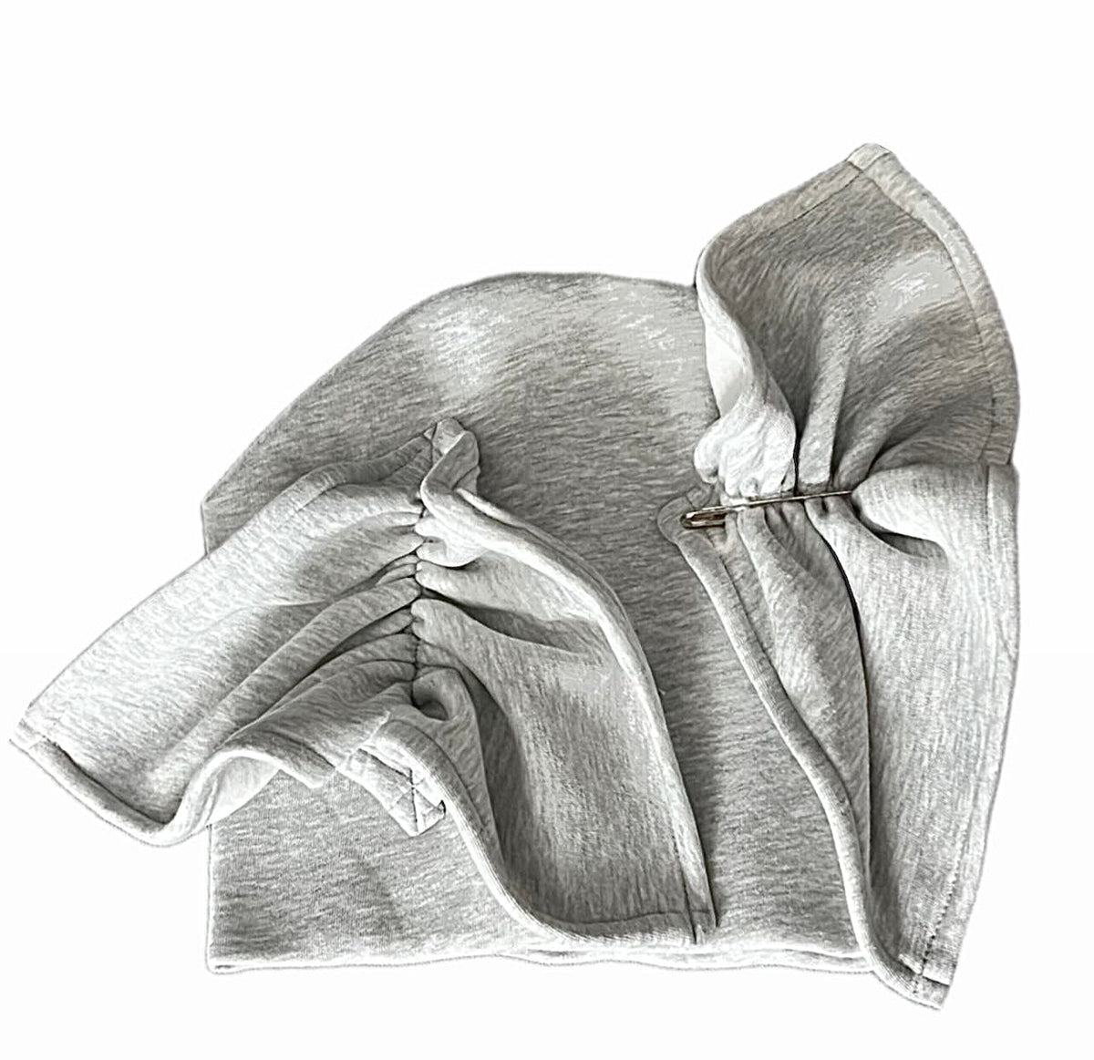 beanie Ruffles - sweat Grey