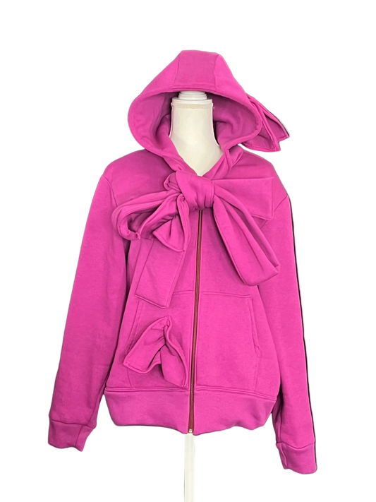 8.Hoodie bow - purple