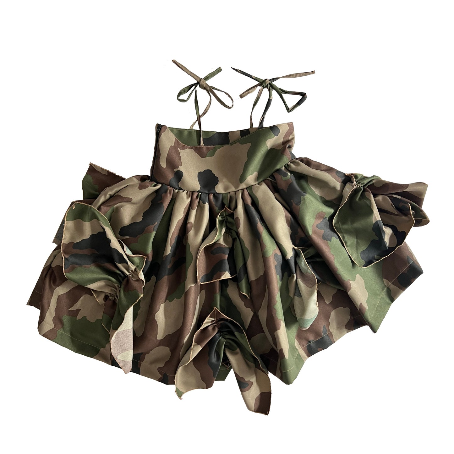 Camo Ruffles dress